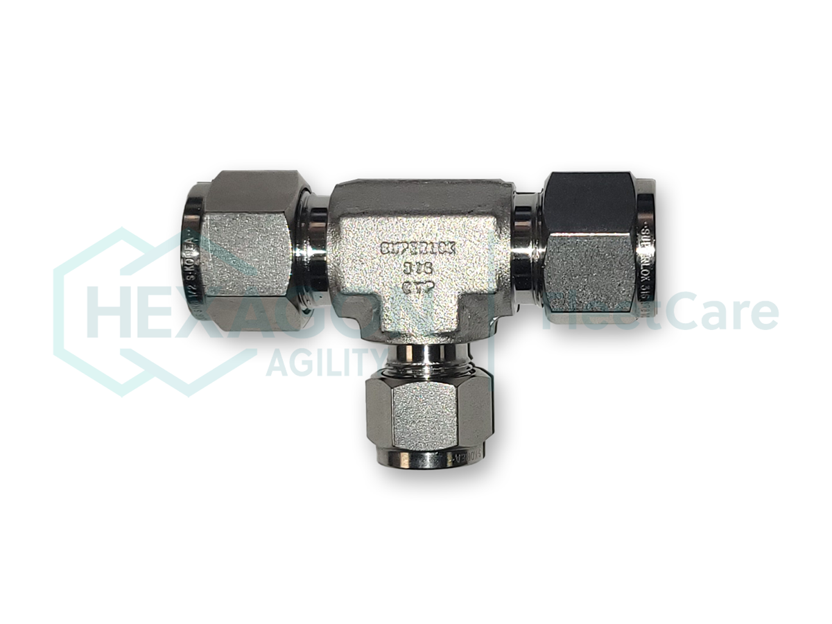 3/8 COMP X 1/2 COMP TEE