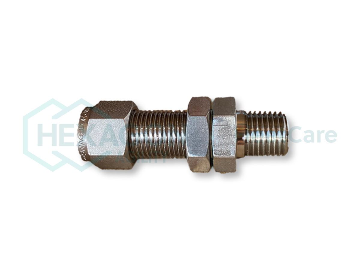 3/8 COMP X 1/4 MNPT BULKHEAD