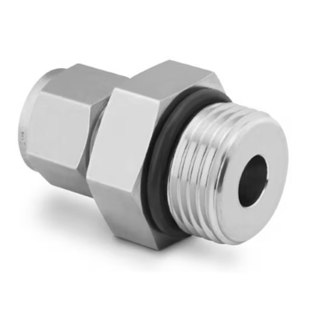 Adapter, 1/2in Tube OD, 1-1/16-12 Male SAE
