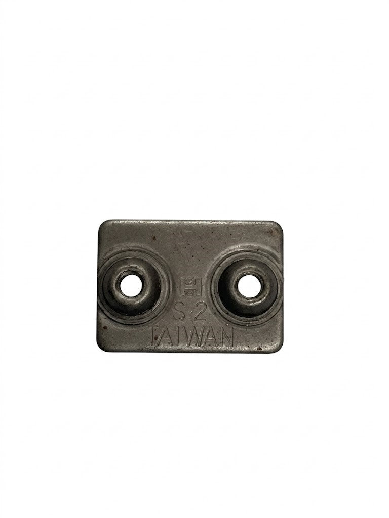 Tube Clamp, Weld Plate, 1/2in