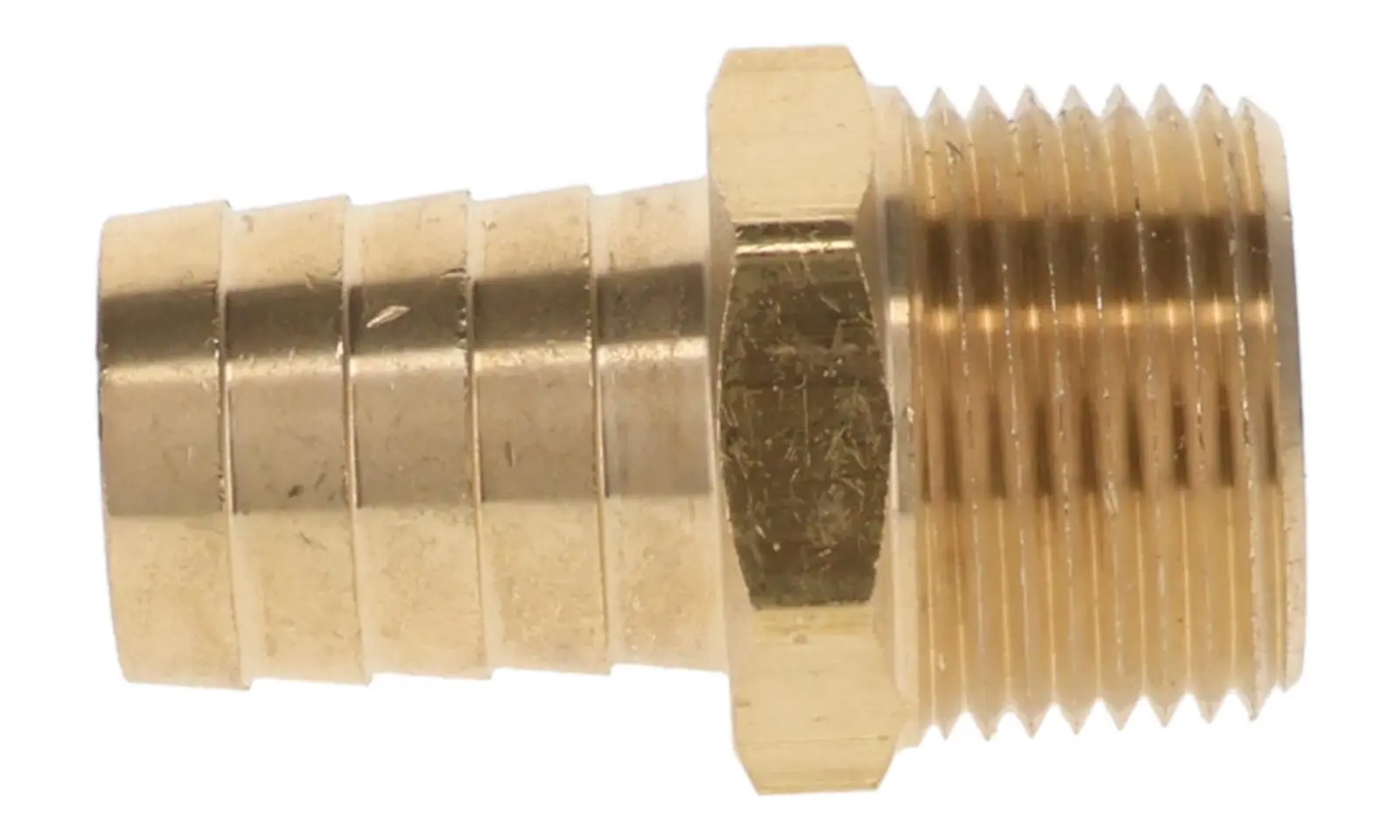 Hose Barb, 3/4in Hose barb x 1/2in Male NPT